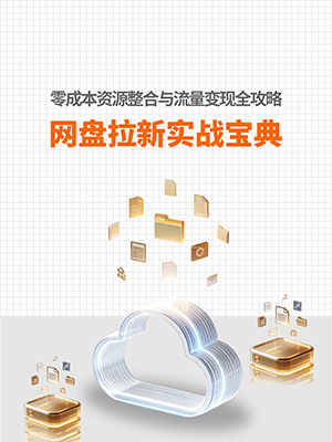 零成本资源整合与流量变现全攻略：网盘拉新实战宝典 封面